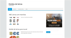 Desktop Screenshot of moldesdeletras.com